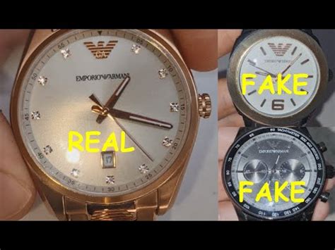 emporio armani ar1410 real or fake|HOW TO SPOT FAKE EMPORIO ARMANI WATCHES .